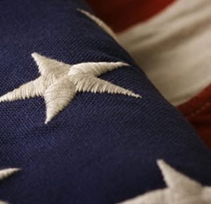 USA Embroidered Flags 3' x 5'- 4' x 6'