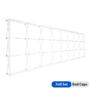 PopUp Backdrop. 20FT. Full Set. With End Caps.