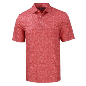Cutter & Buck Pike Constellation Print Stretch Men's Polo MCK01133