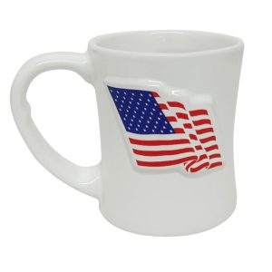 Customizable USA Flag 3D Diner Mug