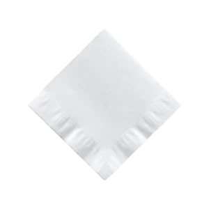 White Beverage Napkins